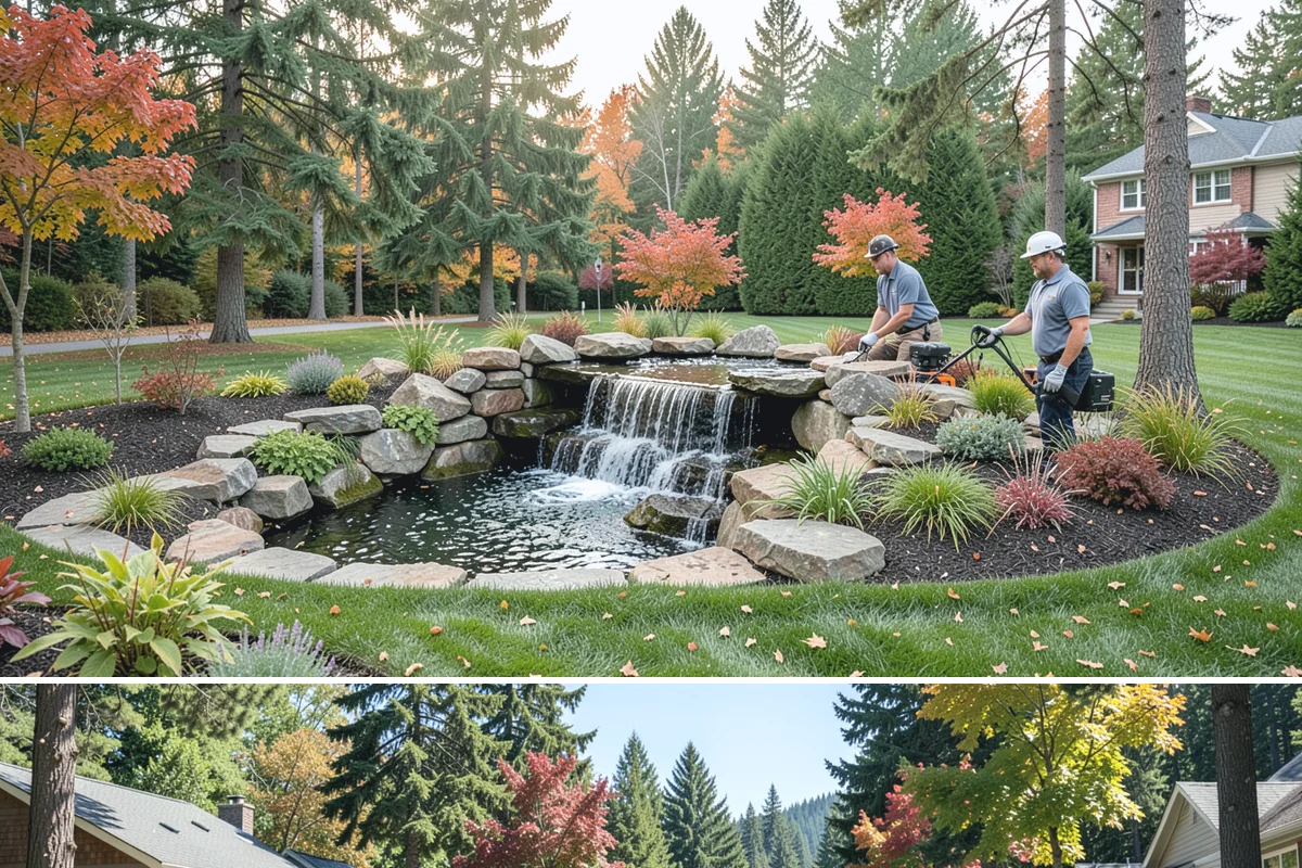 Fall Cleanup in Orting, Pierce County, WA - Done in fall, often in one or more passes as leaves drop.