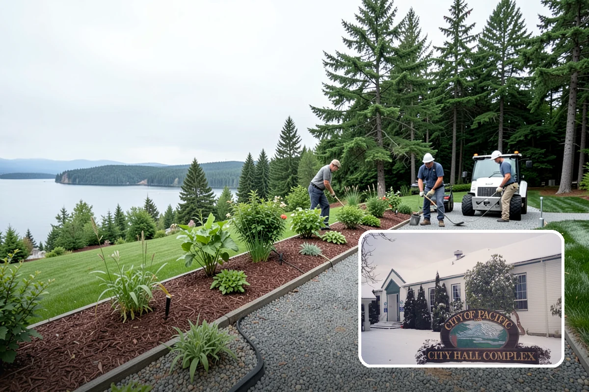 Fall Cleanup in Pacific, King County, WA - Removes smothering leaf drop