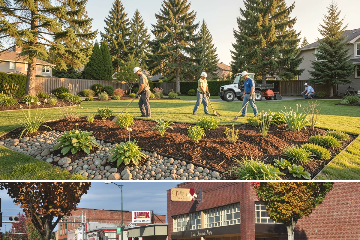 Fall Cleanup in Puyallup, Pierce County, WA - Done in fall, often in one or more passes as leaves drop.