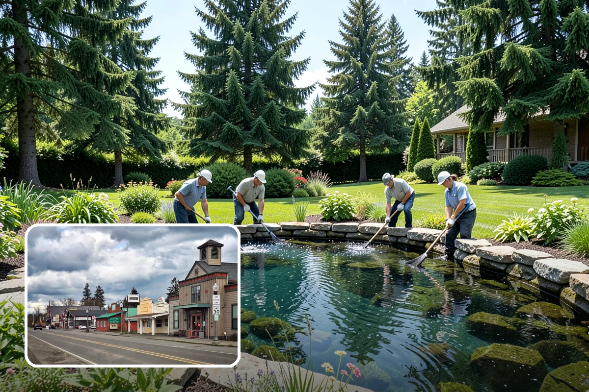 Fall Cleanup in Roy, Pierce County, WA - Removes smothering leaf drop