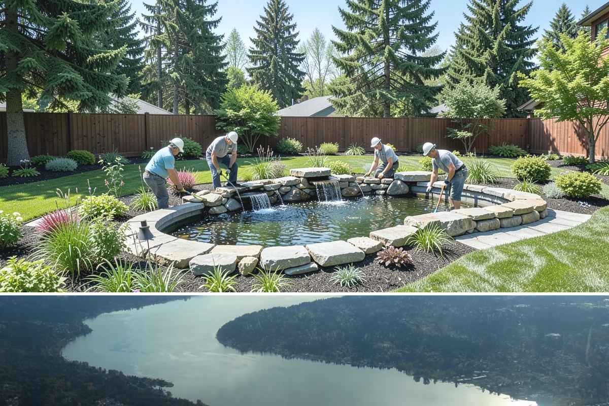 Fall Cleanup in Sammamish, King County, WA - Done in fall, often in one or more passes as leaves drop.