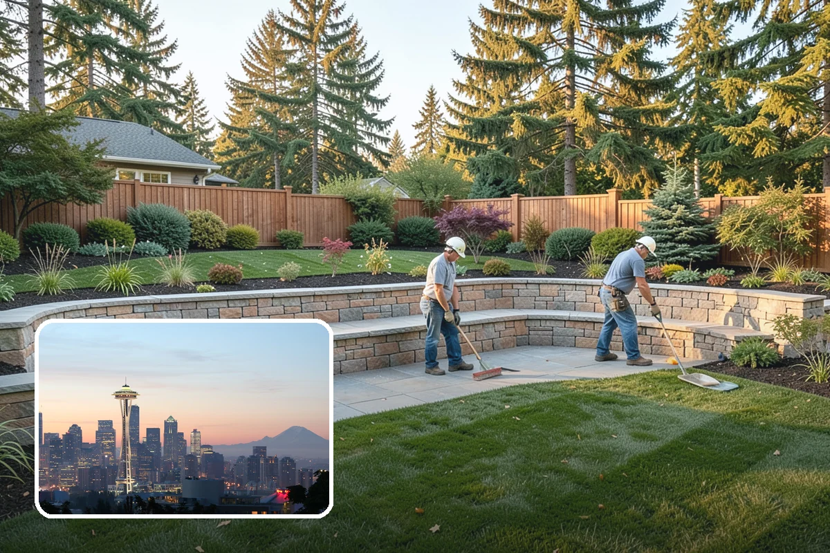 Fall Cleanup in Seattle, King County, WA - Removes smothering leaf drop
