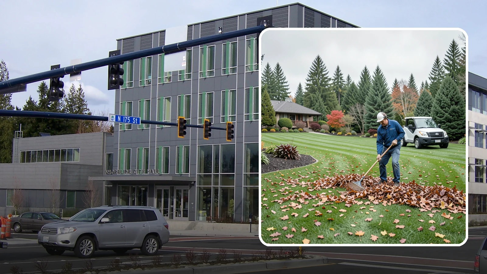 Fall Cleanup in Shoreline, King County, WA - A comprehensive fall cleanup that clears leaves and debris and prepares your landscape for winter.