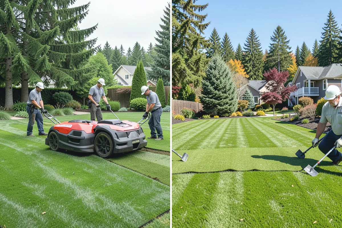 Fall Cleanup in South Prairie, Pierce County, WA - Assess leaf drop and debris