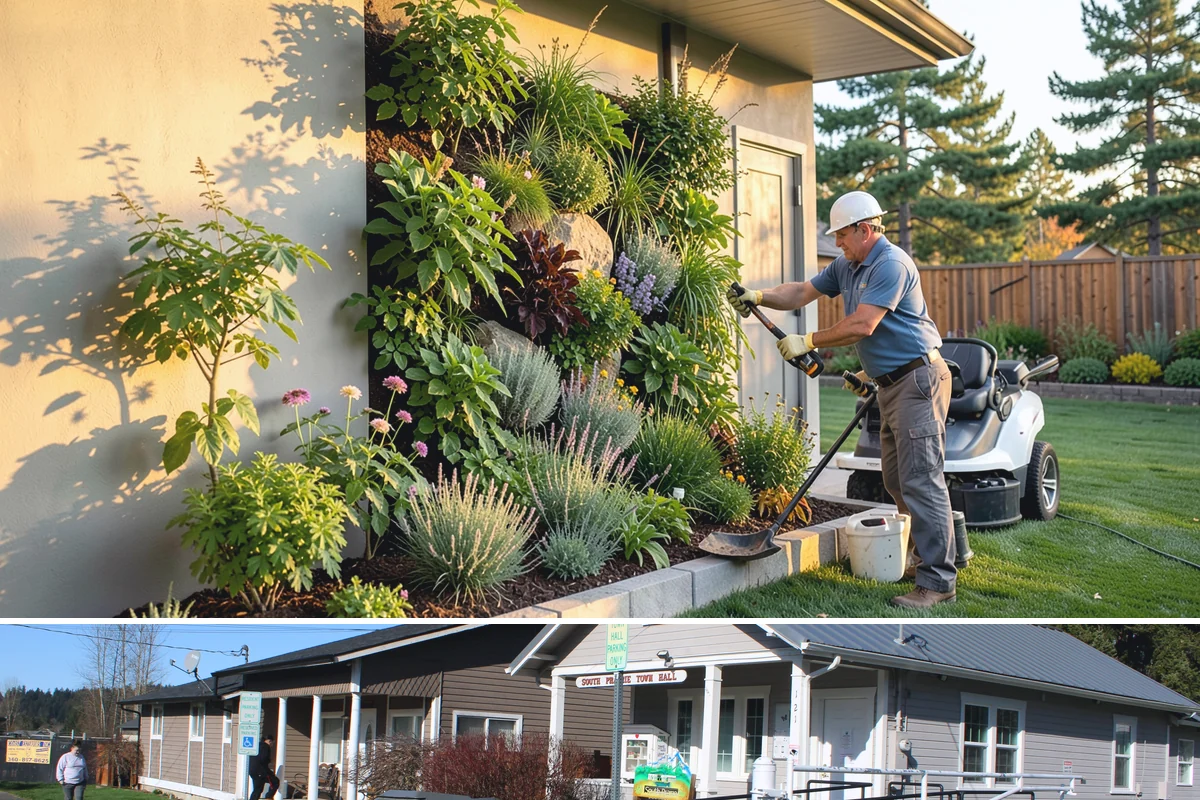 Fall Cleanup in South Prairie, Pierce County, WA - Done in fall, often in one or more passes as leaves drop.