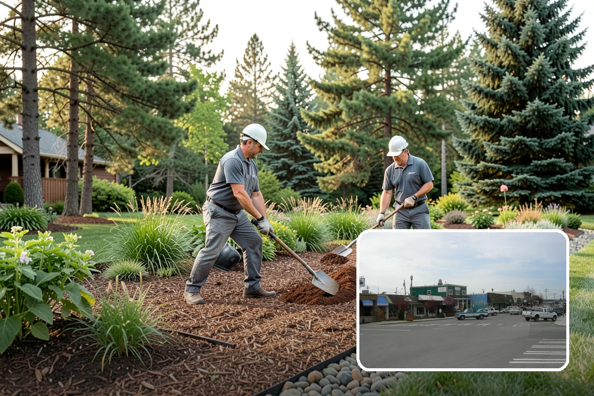 Fall Cleanup in Stanwood, Snohomish County, WA - Removes smothering leaf drop