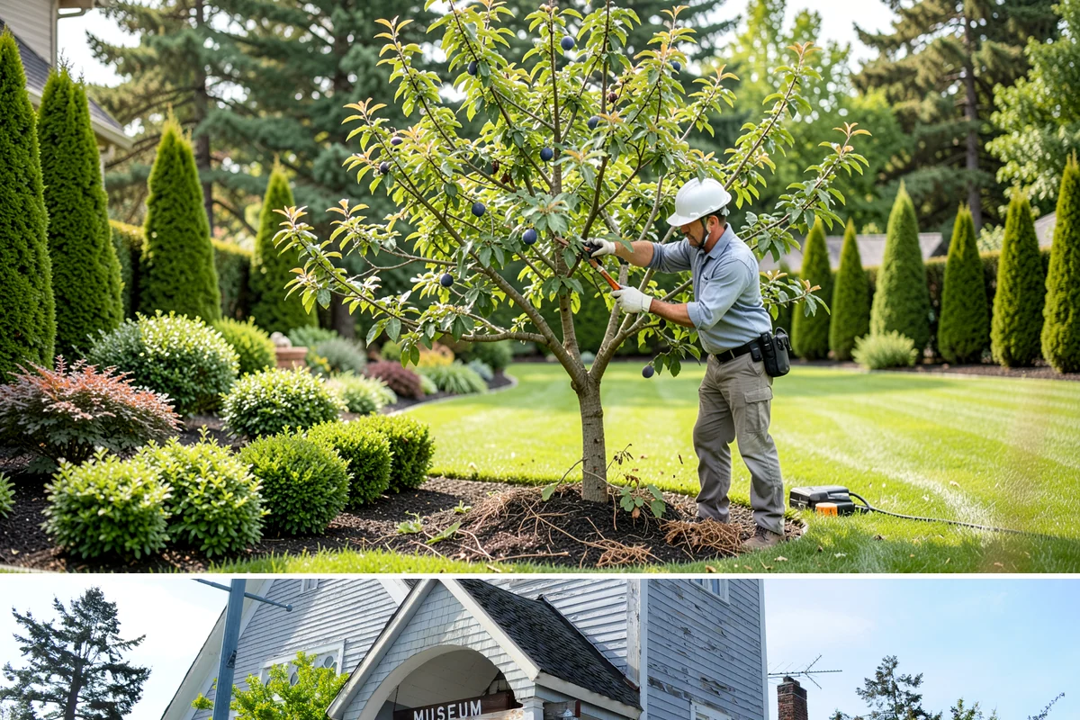 Fall Cleanup in Steilacoom, Pierce County, WA - Done in fall, often in one or more passes as leaves drop.