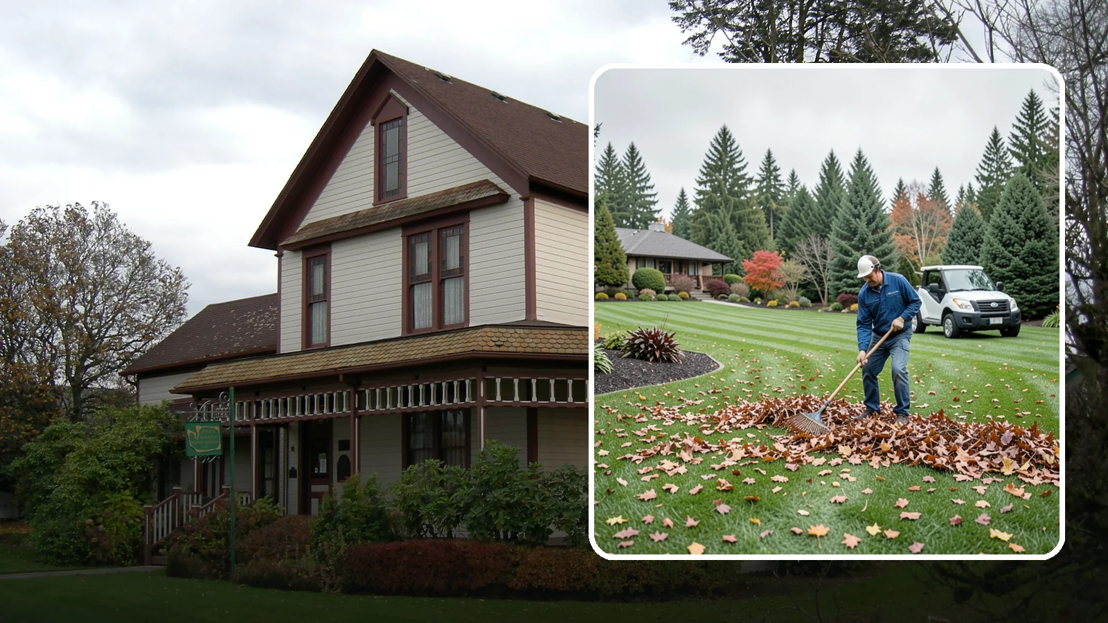 Fall Cleanup in Sumner, Pierce County, WA - A comprehensive fall cleanup that clears leaves and debris and prepares your landscape for winter.