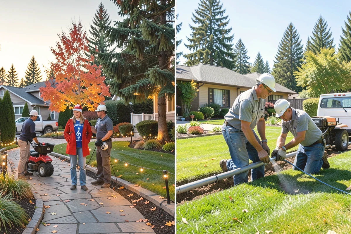 Fall Cleanup in University Place, Pierce County, WA - Assess leaf drop and debris