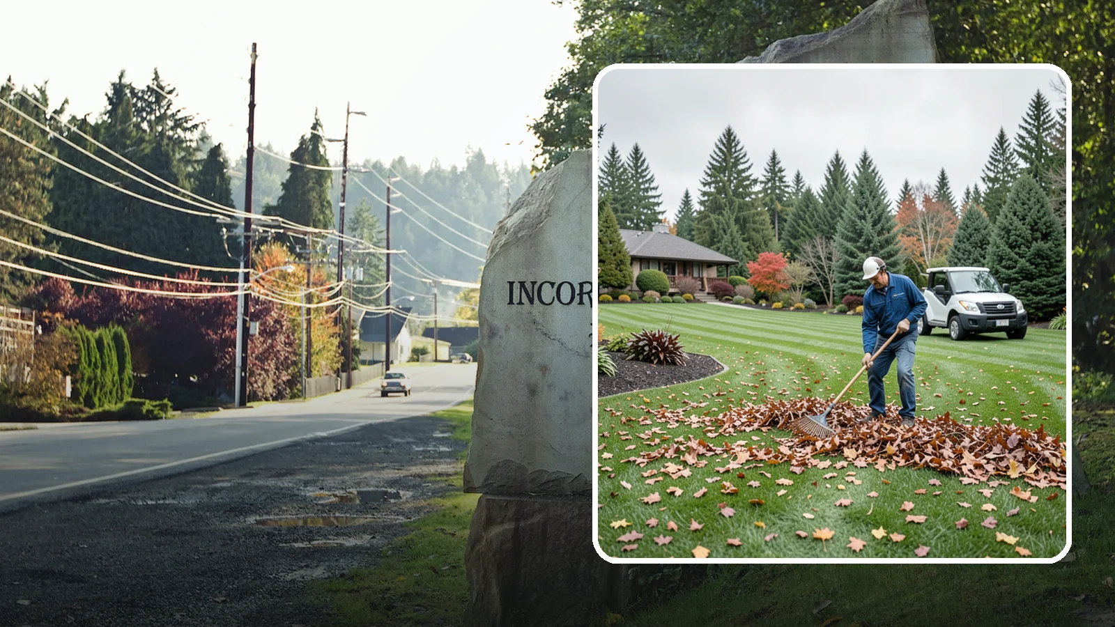 Fall Cleanup in Wilkeson, Pierce County, WA - A comprehensive fall cleanup that clears leaves and debris and prepares your landscape for winter.