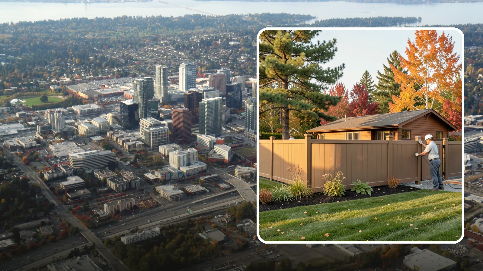 Fence Installation in Bellevue, King County, WA - Quality fence installation - wood, vinyl, and more - built on solid posts for privacy, security, and value.