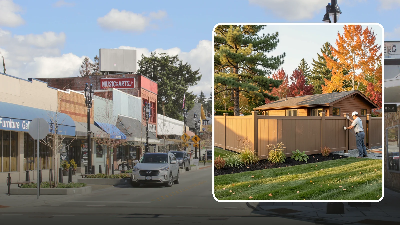 Fence Installation in Bothell, King County, WA - Quality fence installation - wood, vinyl, and more - built on solid posts for privacy, security, and value.