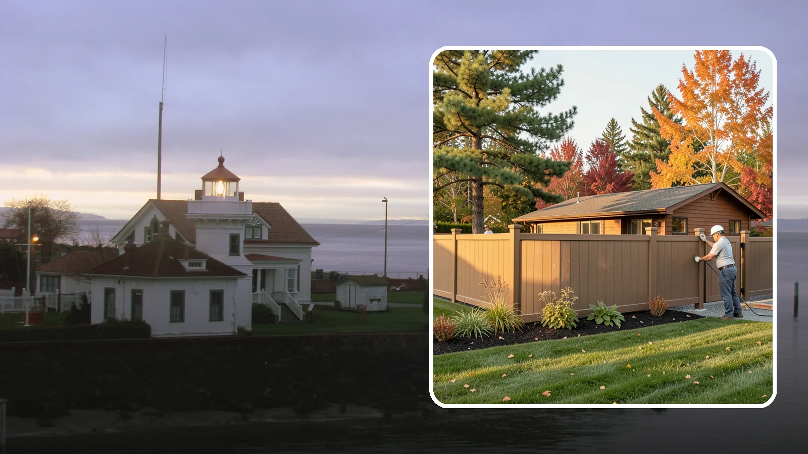 Fence Installation in Mukilteo, Snohomish County, WA - Quality fence installation - wood, vinyl, and more - built on solid posts for privacy, security, and value.