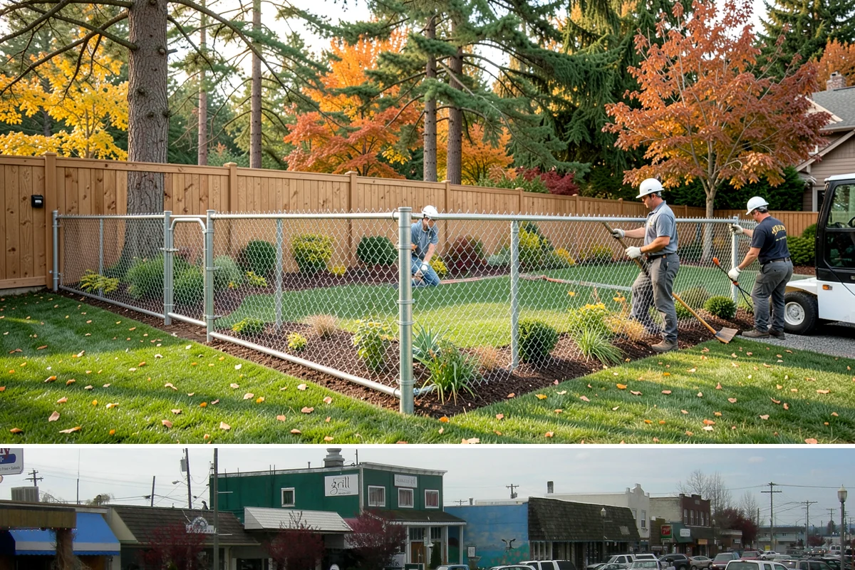 Fence Installation in Stanwood, Snohomish County, WA - Best installed spring through fall