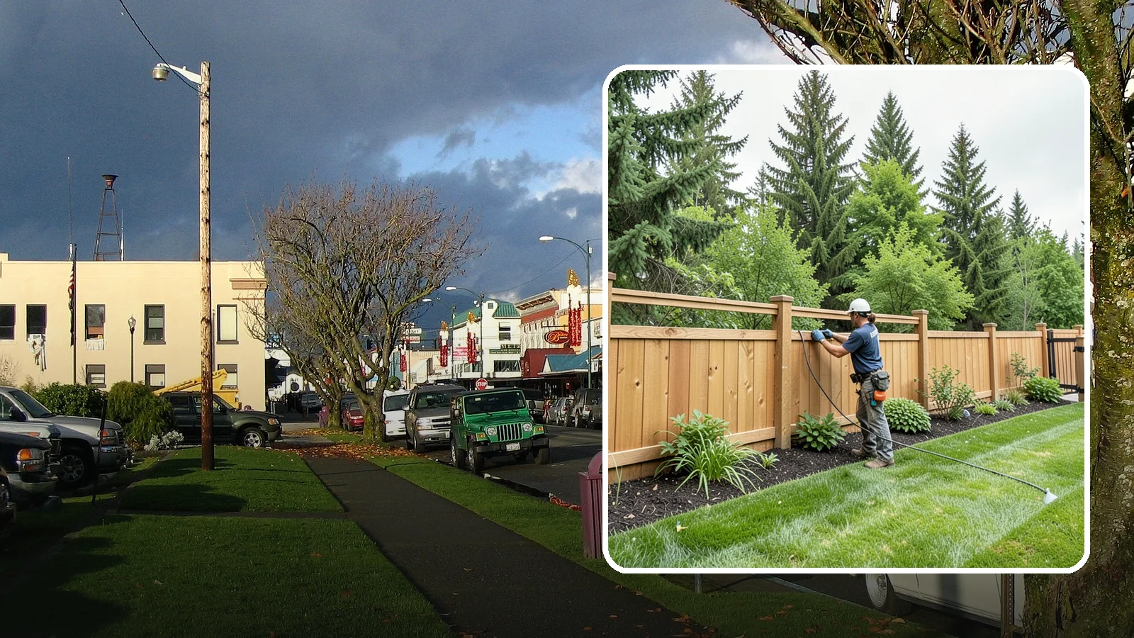 Fence Repair in Arlington, Snohomish County, WA - Repair of leaning, sagging, broken, and rotted fencing to restore strength, function, and appearance.