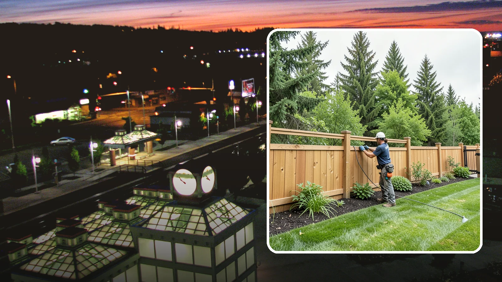 Fence Repair in Auburn, King County, WA - Repair of leaning, sagging, broken, and rotted fencing to restore strength, function, and appearance.