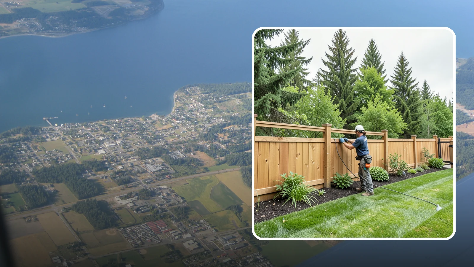 Fence Repair in Coupeville, Island County, WA - Repair of leaning, sagging, broken, and rotted fencing to restore strength, function, and appearance.