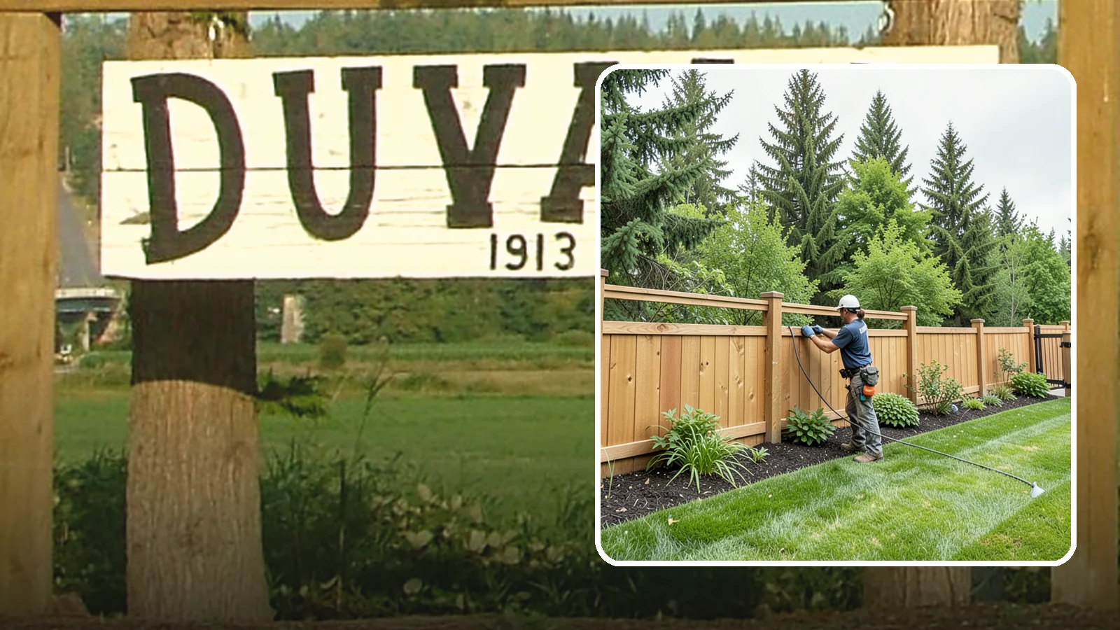 Fence Repair in Duvall, King County, WA - Repair of leaning, sagging, broken, and rotted fencing to restore strength, function, and appearance.