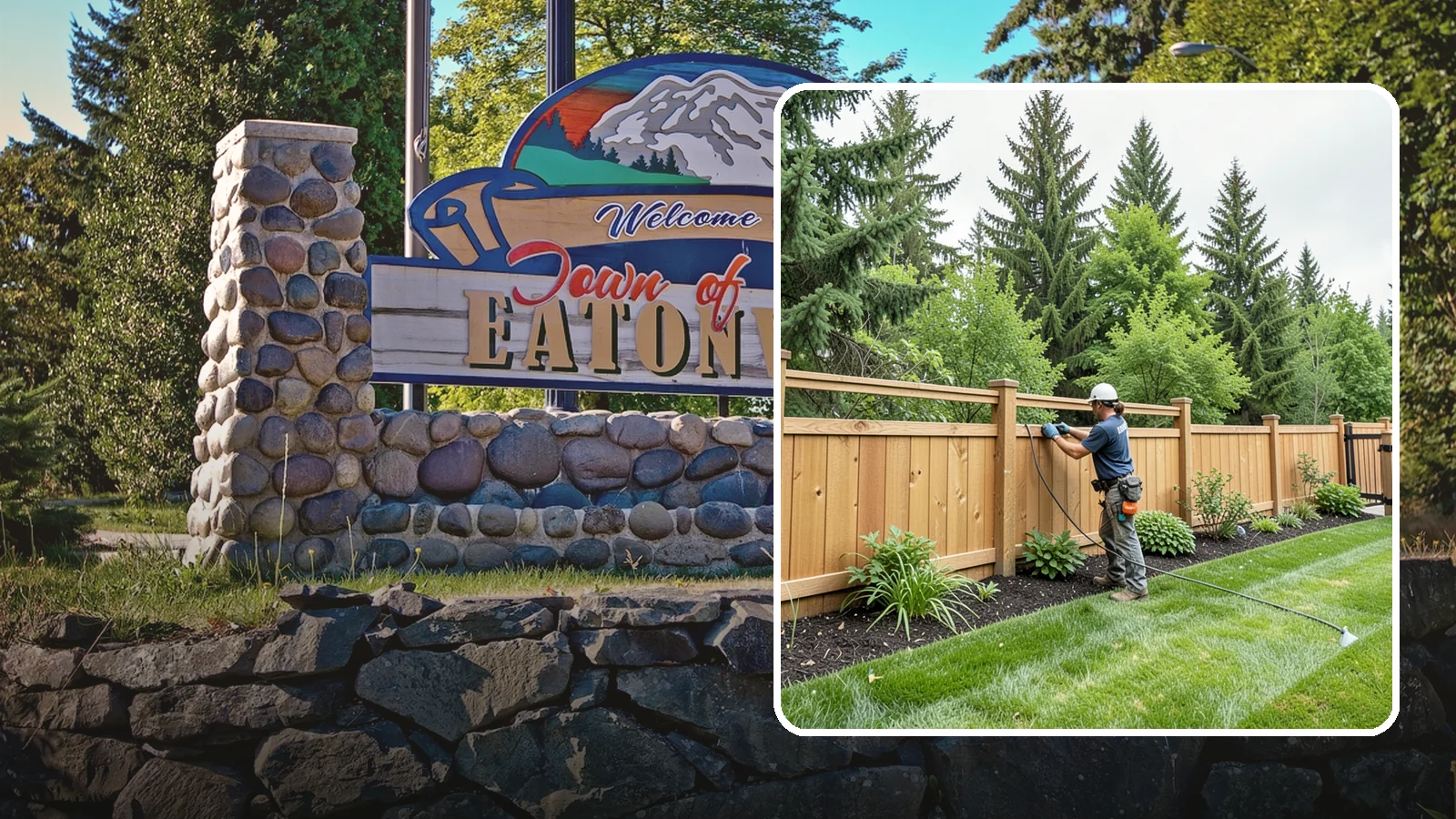 Fence Repair in Eatonville, Pierce County, WA - Repair of leaning, sagging, broken, and rotted fencing to restore strength, function, and appearance.