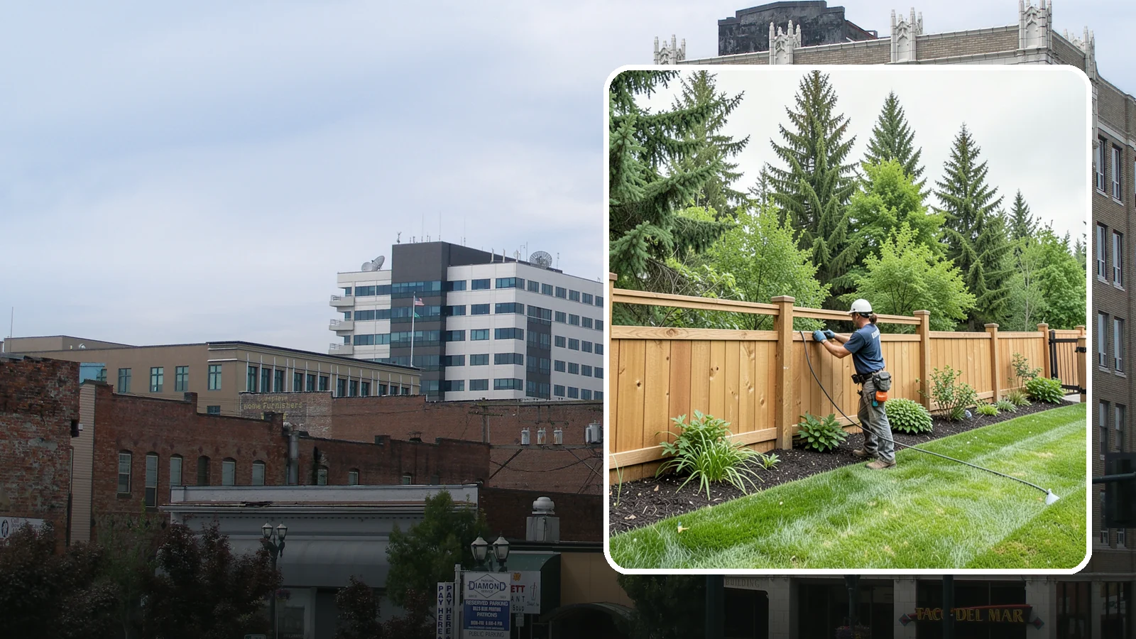 Fence Repair in Everett, Snohomish County, WA - Repair of leaning, sagging, broken, and rotted fencing to restore strength, function, and appearance.