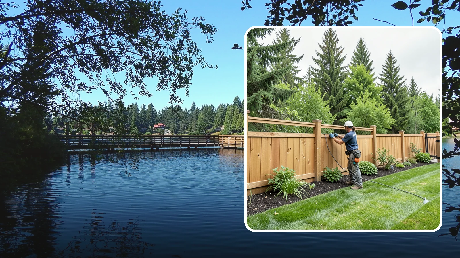 Fence Repair in Federal Way, King County, WA - Repair of leaning, sagging, broken, and rotted fencing to restore strength, function, and appearance.