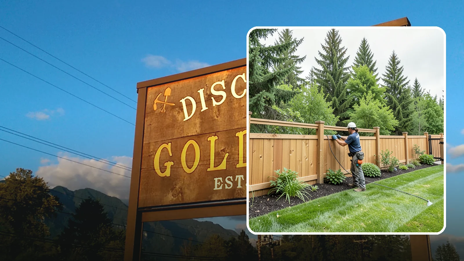 Fence Repair in Gold Bar, Snohomish County, WA - Repair of leaning, sagging, broken, and rotted fencing to restore strength, function, and appearance.