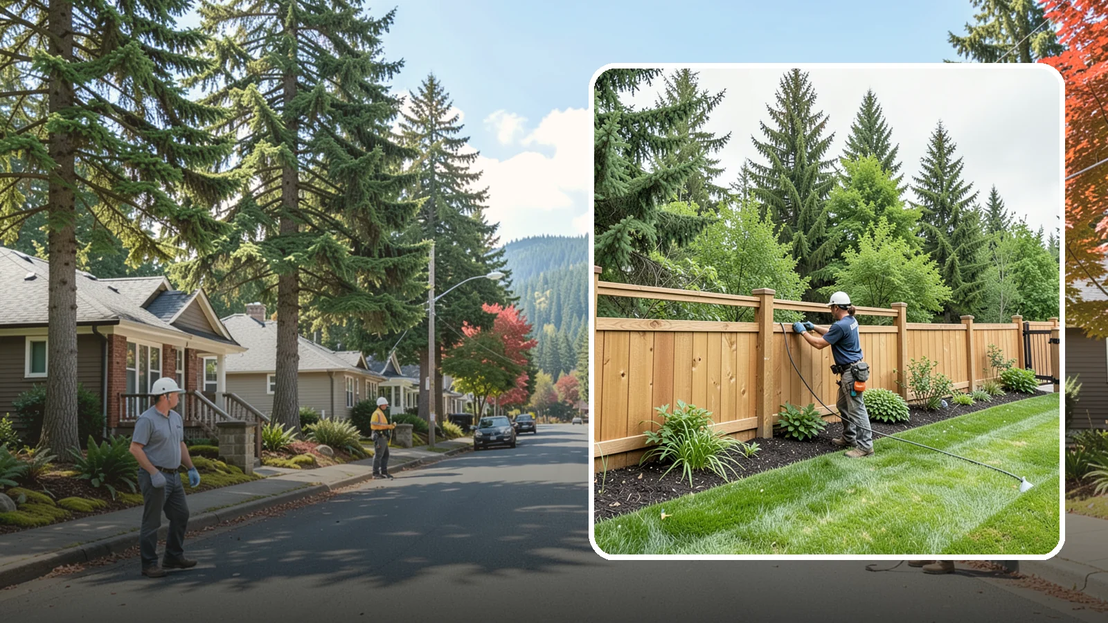 Fence Repair in Hunts Point, King County, WA - Repair of leaning, sagging, broken, and rotted fencing to restore strength, function, and appearance.