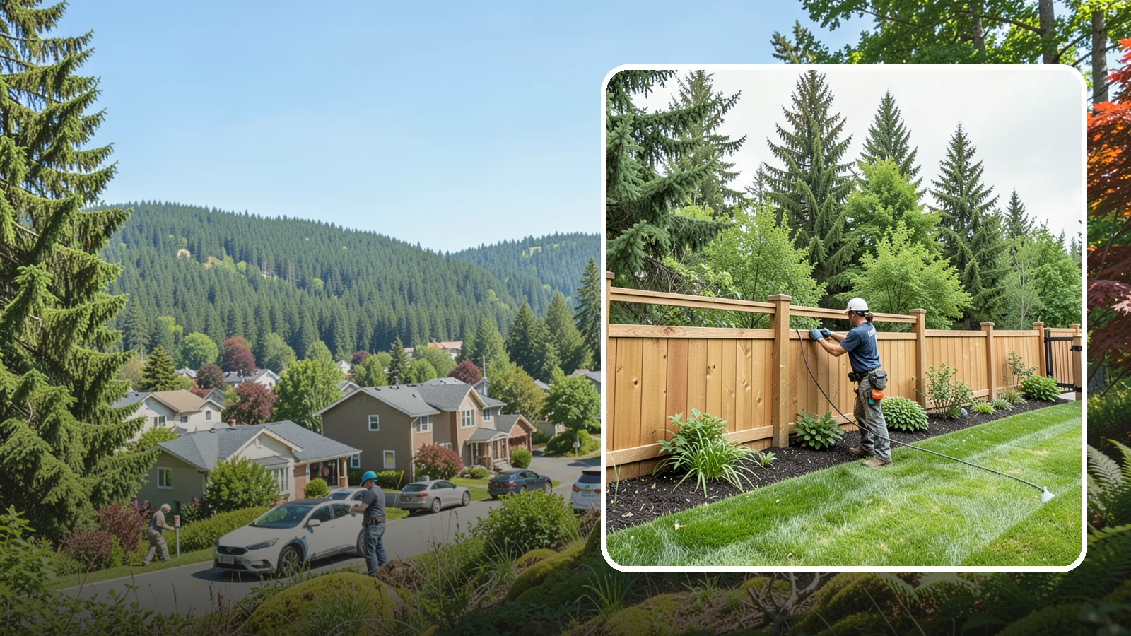 Fence Repair in Index, Snohomish County, WA - Repair of leaning, sagging, broken, and rotted fencing to restore strength, function, and appearance.