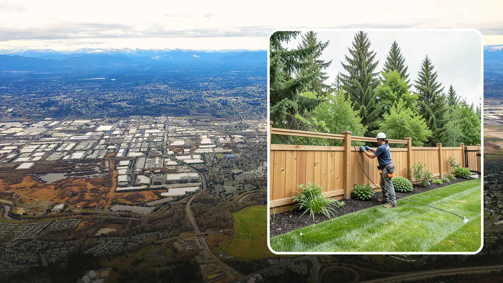 Fence Repair in Kent, King County, WA - Repair of leaning, sagging, broken, and rotted fencing to restore strength, function, and appearance.