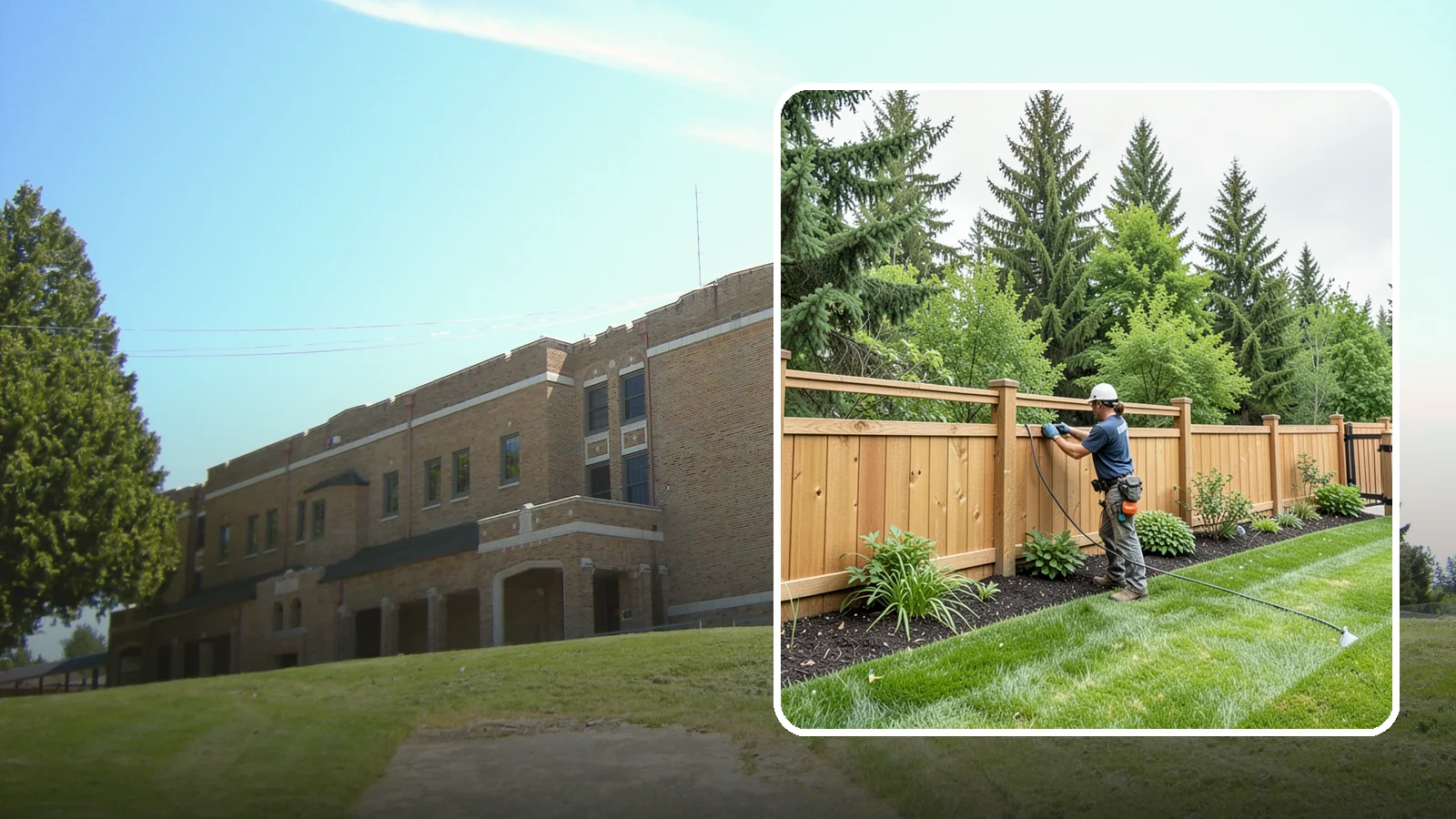 Fence Repair in Maple Valley, King County, WA - Repair of leaning, sagging, broken, and rotted fencing to restore strength, function, and appearance.