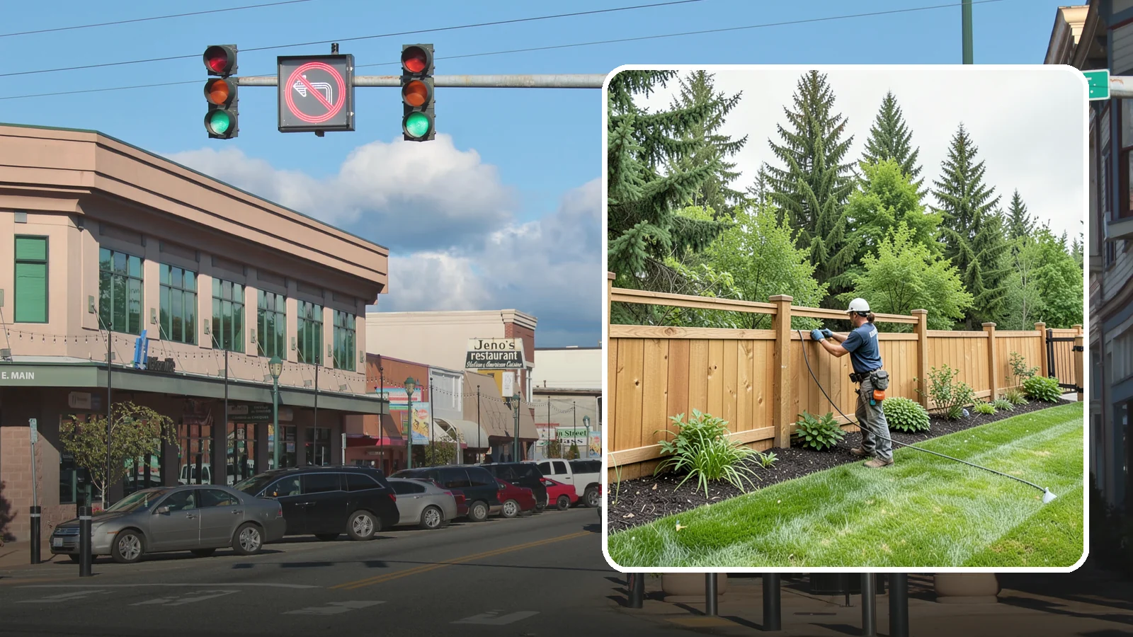 Fence Repair in Monroe, Snohomish County, WA - Repair of leaning, sagging, broken, and rotted fencing to restore strength, function, and appearance.