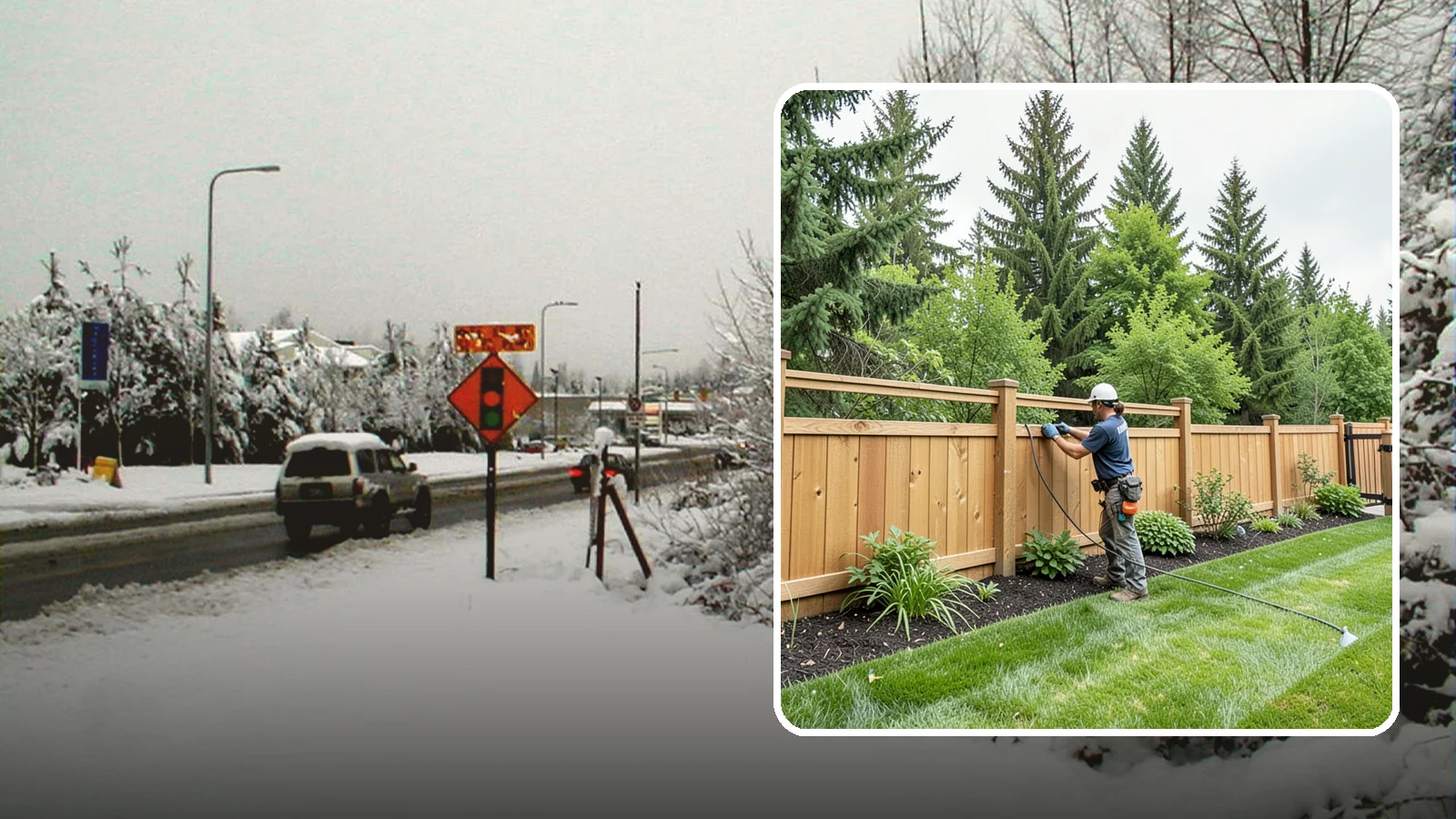 Fence Repair in Newcastle, King County, WA - Repair of leaning, sagging, broken, and rotted fencing to restore strength, function, and appearance.