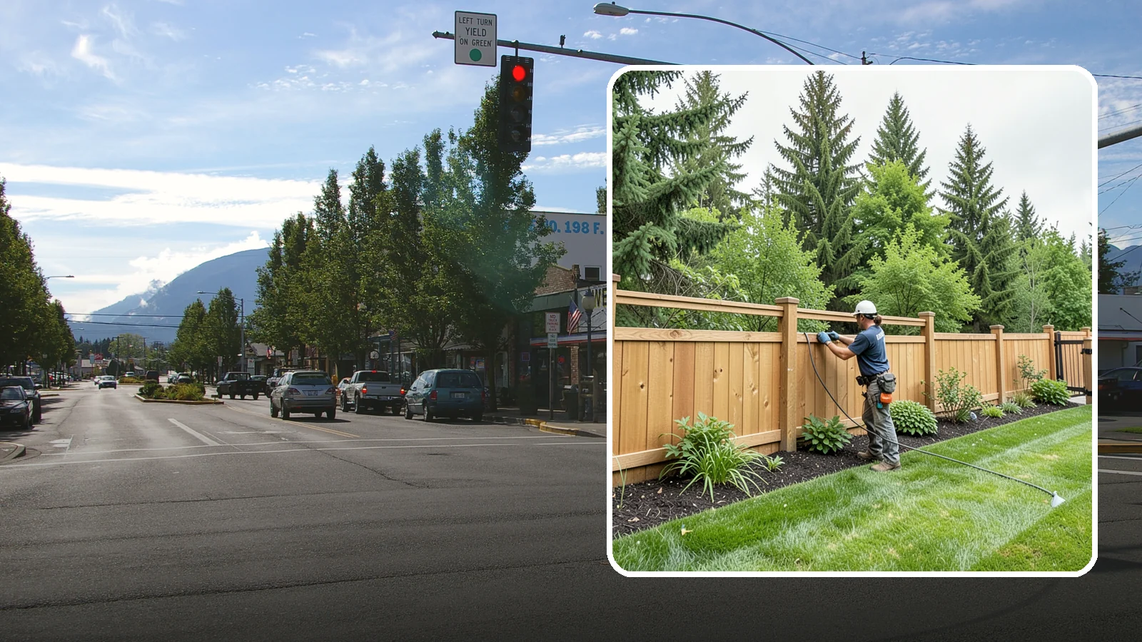 Fence Repair in North Bend, King County, WA - Repair of leaning, sagging, broken, and rotted fencing to restore strength, function, and appearance.