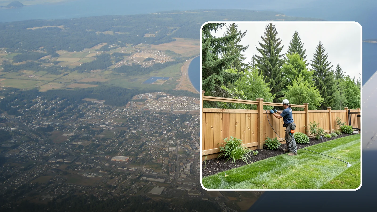 Fence Repair in Oak Harbor, Island County, WA - Repair of leaning, sagging, broken, and rotted fencing to restore strength, function, and appearance.