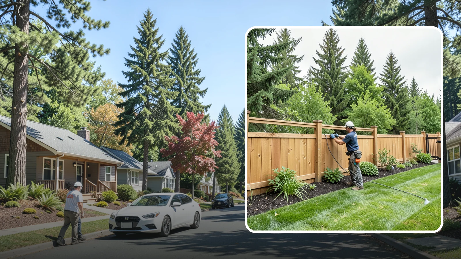 Fence Repair in Orting, Pierce County, WA - Repair of leaning, sagging, broken, and rotted fencing to restore strength, function, and appearance.