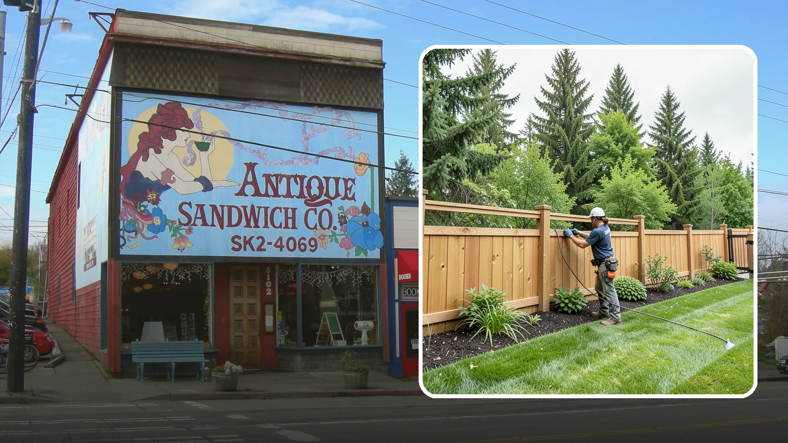 Fence Repair in Ruston, Pierce County, WA - Repair of leaning, sagging, broken, and rotted fencing to restore strength, function, and appearance.