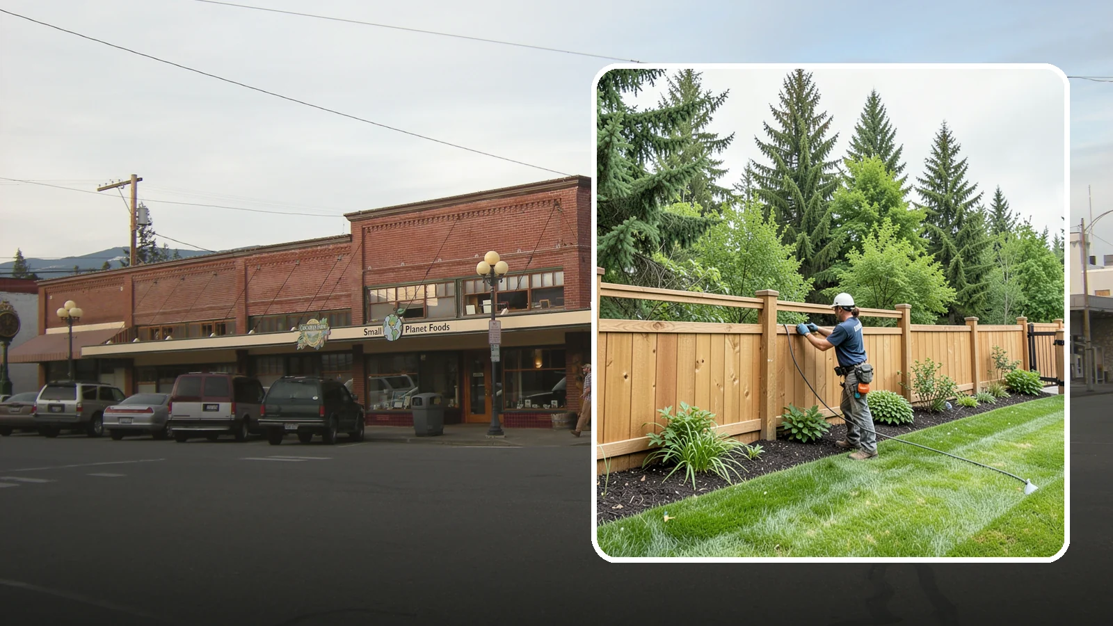 Fence Repair in Sedro-Woolley, Skagit County, WA - Repair of leaning, sagging, broken, and rotted fencing to restore strength, function, and appearance.