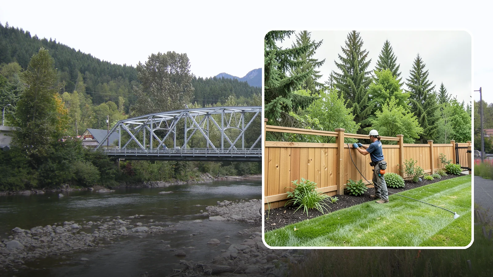 Fence Repair in Skykomish, King County, WA - Repair of leaning, sagging, broken, and rotted fencing to restore strength, function, and appearance.
