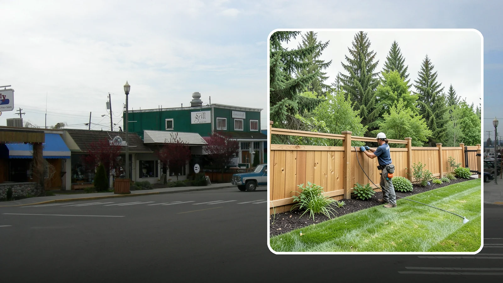 Fence Repair in Stanwood, Snohomish County, WA - Repair of leaning, sagging, broken, and rotted fencing to restore strength, function, and appearance.