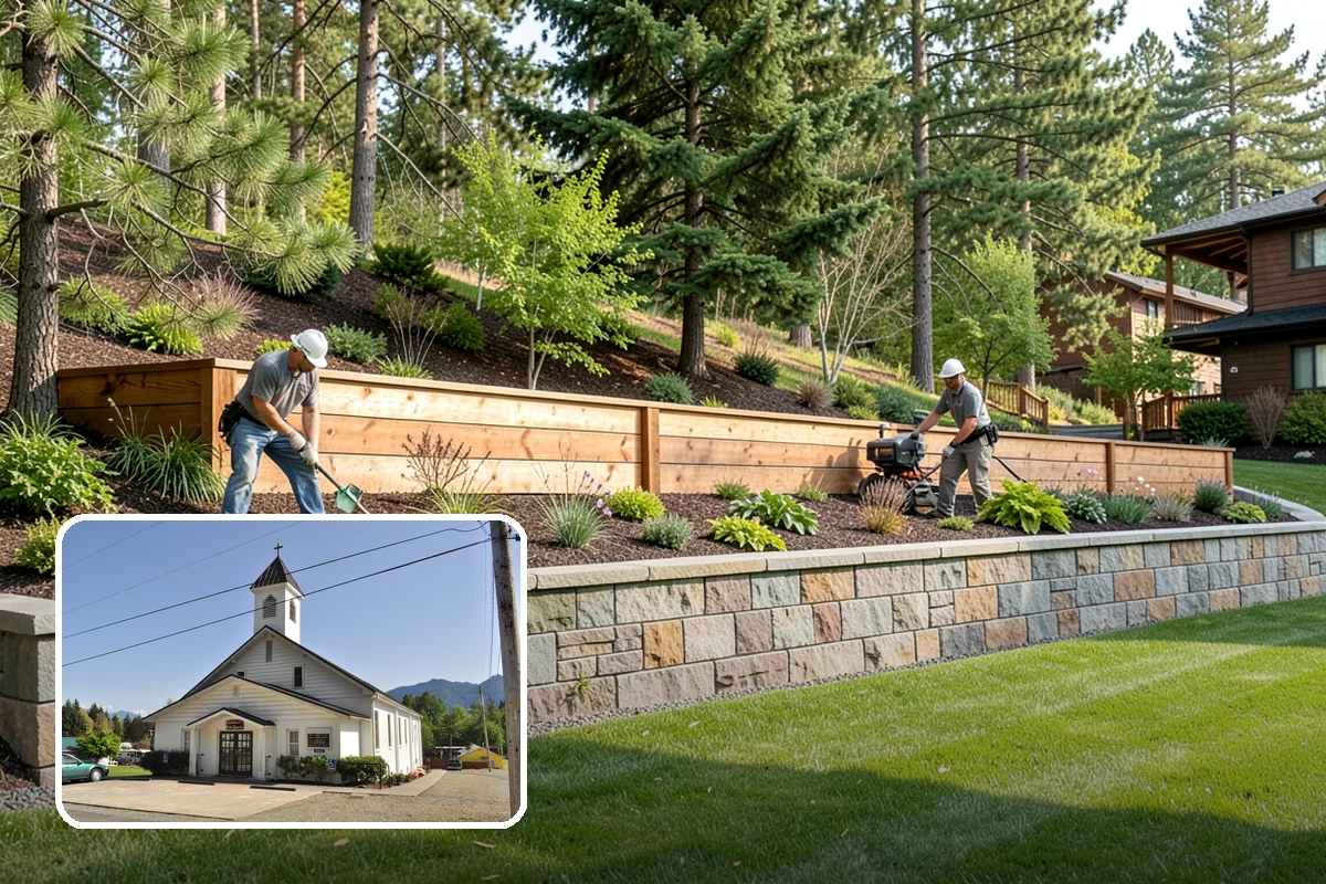 Fence Replacement in Concrete, Skagit County, WA - Removes safety and privacy gaps left by a deteriorating fence