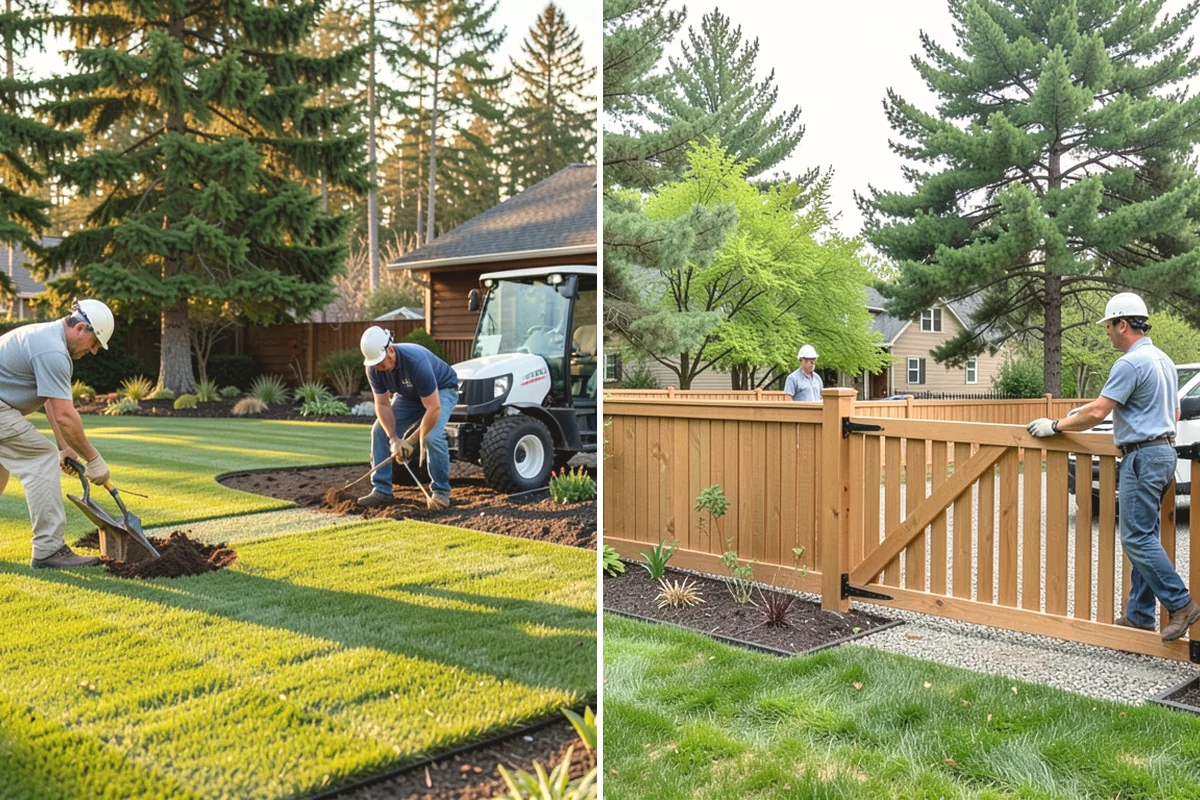 Fence Replacement in Covington, King County, WA - Inspect the existing fence and confirm property lines and permit needs