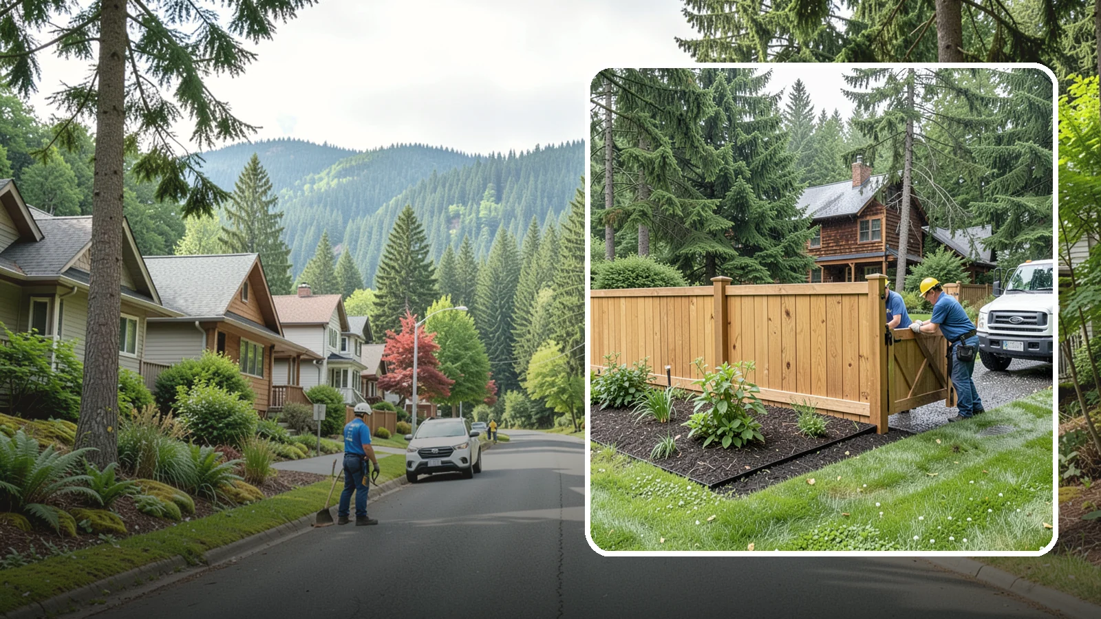 Fence Replacement in Darrington, Snohomish County, WA - We replace failing, rotted, or storm-damaged fences across the Puget Sound region with sturdier materials built for wet Northwest...