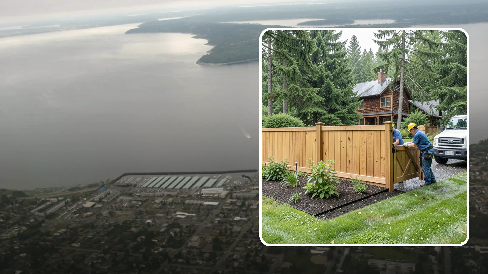Fence Replacement in Des Moines, King County, WA - We replace failing, rotted, or storm-damaged fences across the Puget Sound region with sturdier materials built for wet Northwest...