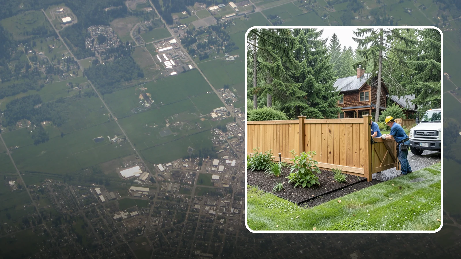 Fence Replacement in Enumclaw, King County, WA - We replace failing, rotted, or storm-damaged fences across the Puget Sound region with sturdier materials built for wet Northwest...