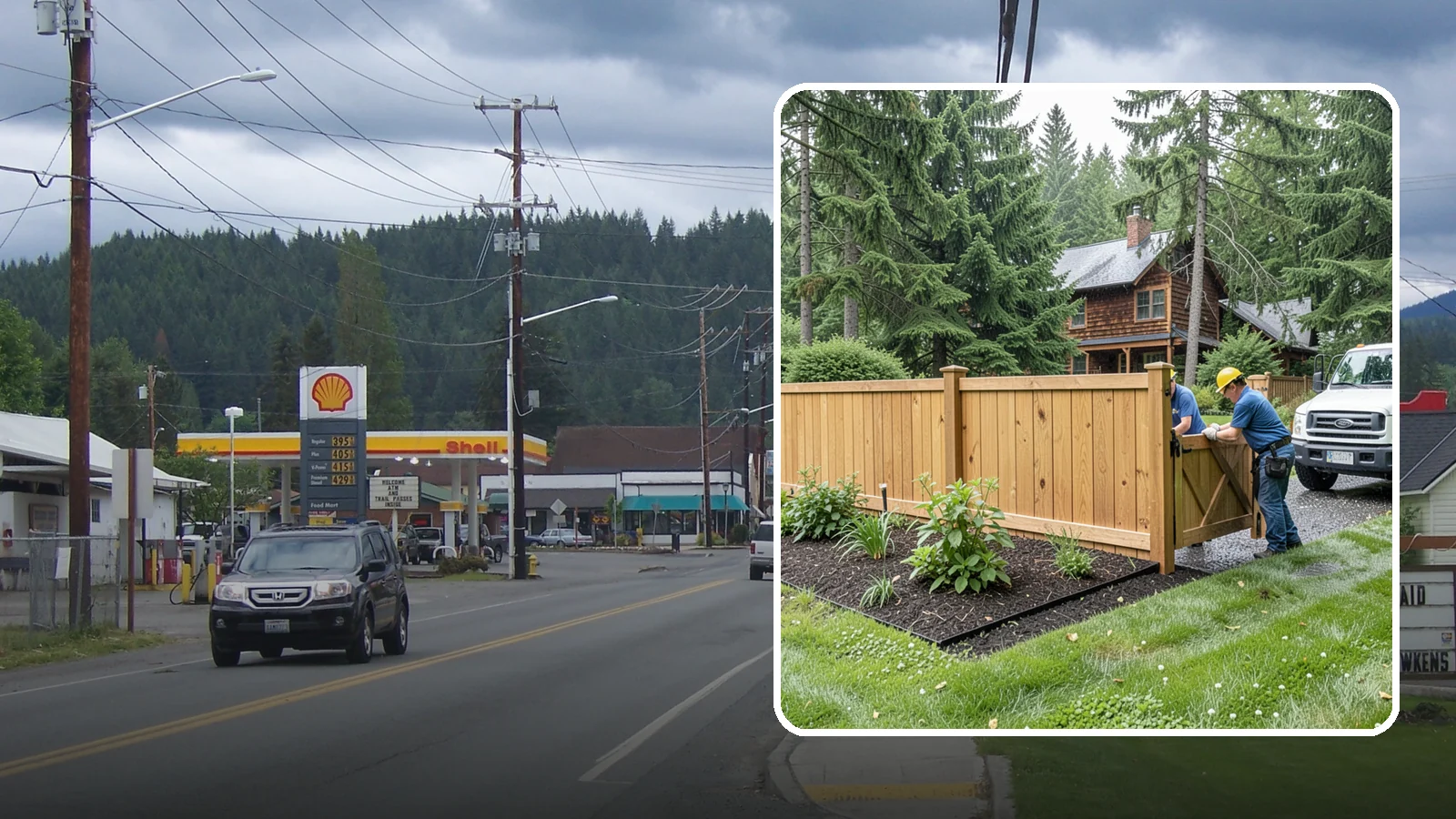 Fence Replacement in Granite Falls, Snohomish County, WA - We replace failing, rotted, or storm-damaged fences across the Puget Sound region with sturdier materials built for wet Northwest...