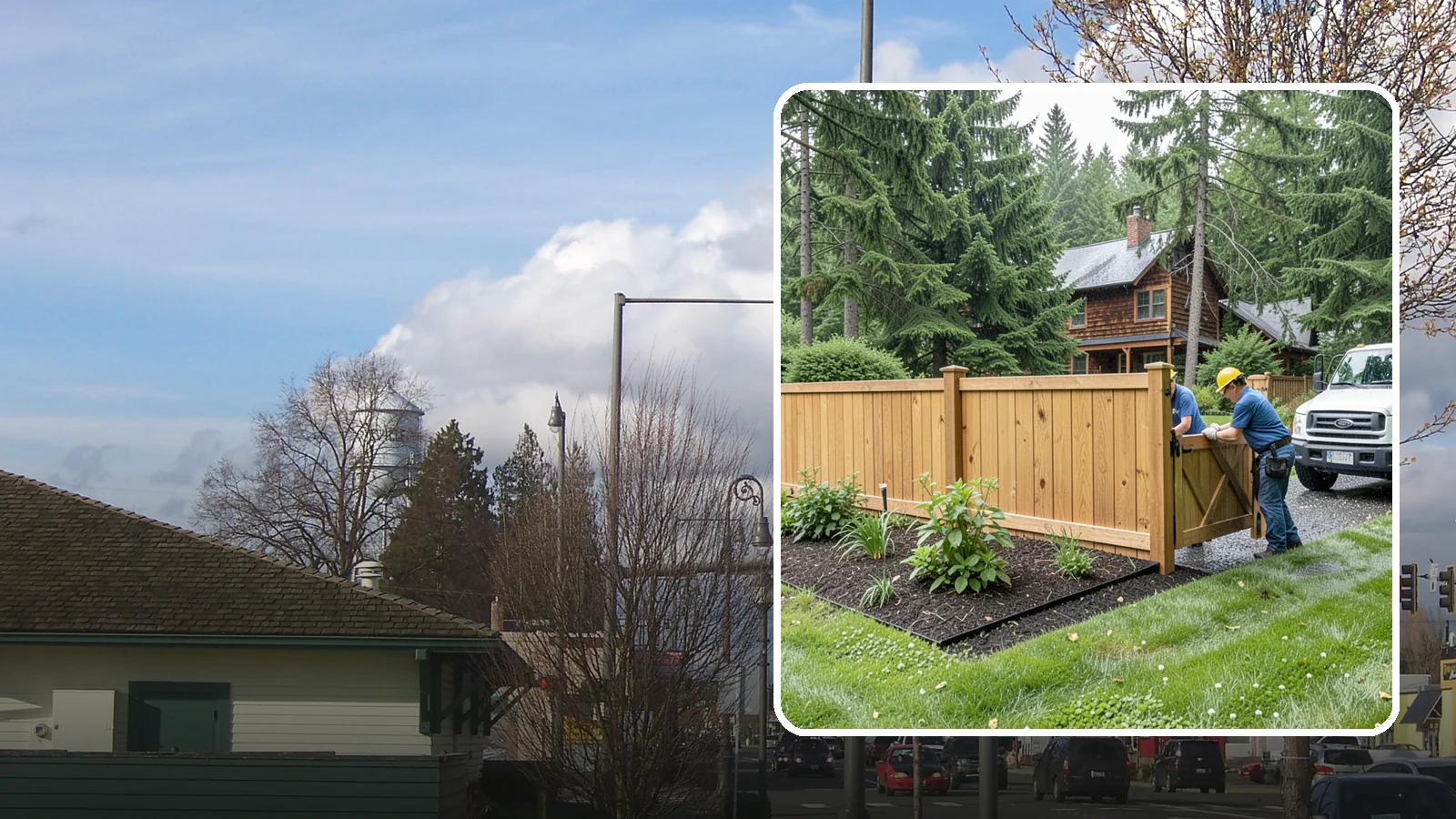 Fence Replacement in Marysville, Snohomish County, WA - We replace failing, rotted, or storm-damaged fences across the Puget Sound region with sturdier materials built for wet Northwest...