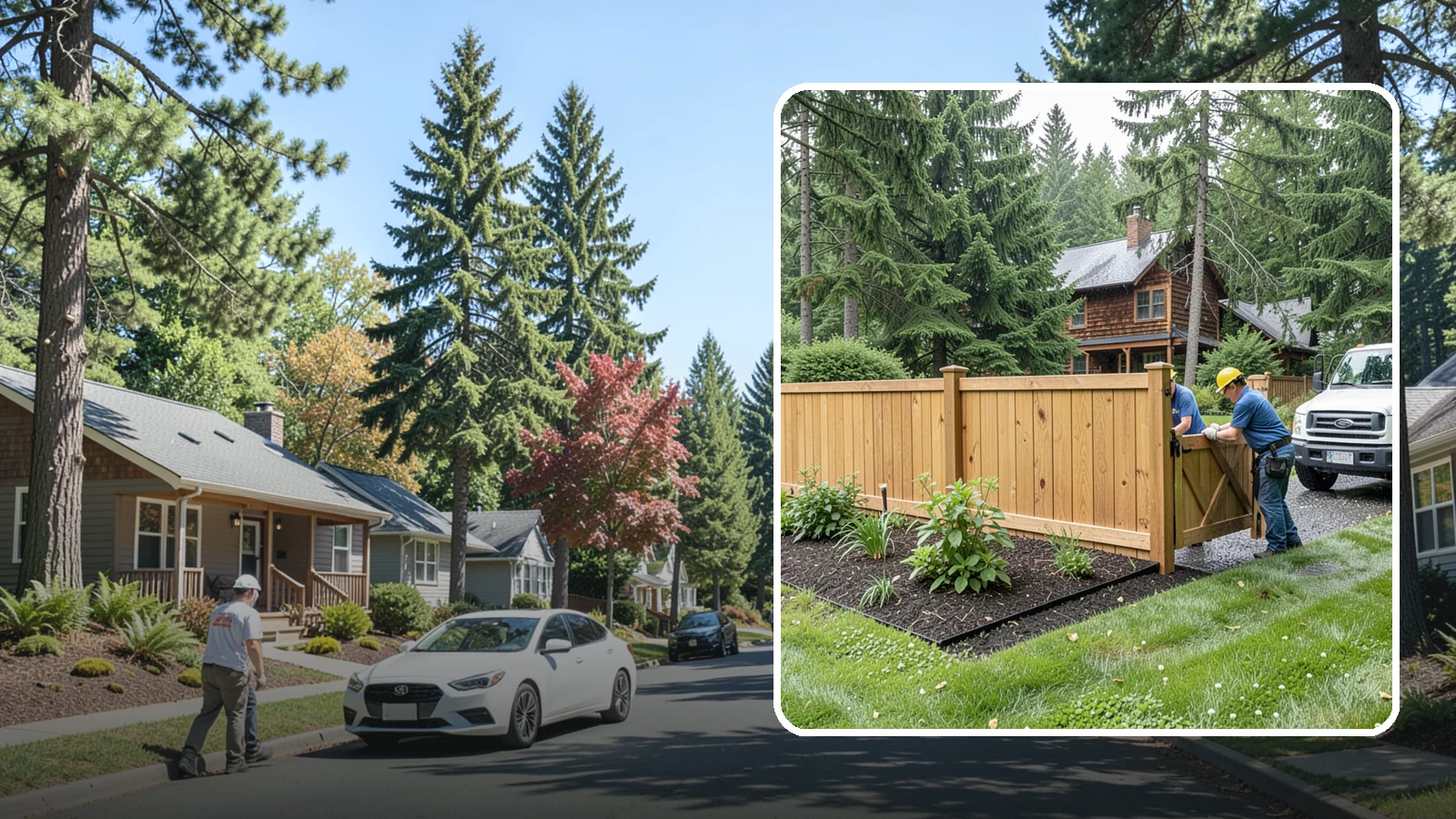 Fence Replacement in Orting, Pierce County, WA - We replace failing, rotted, or storm-damaged fences across the Puget Sound region with sturdier materials built for wet Northwest...