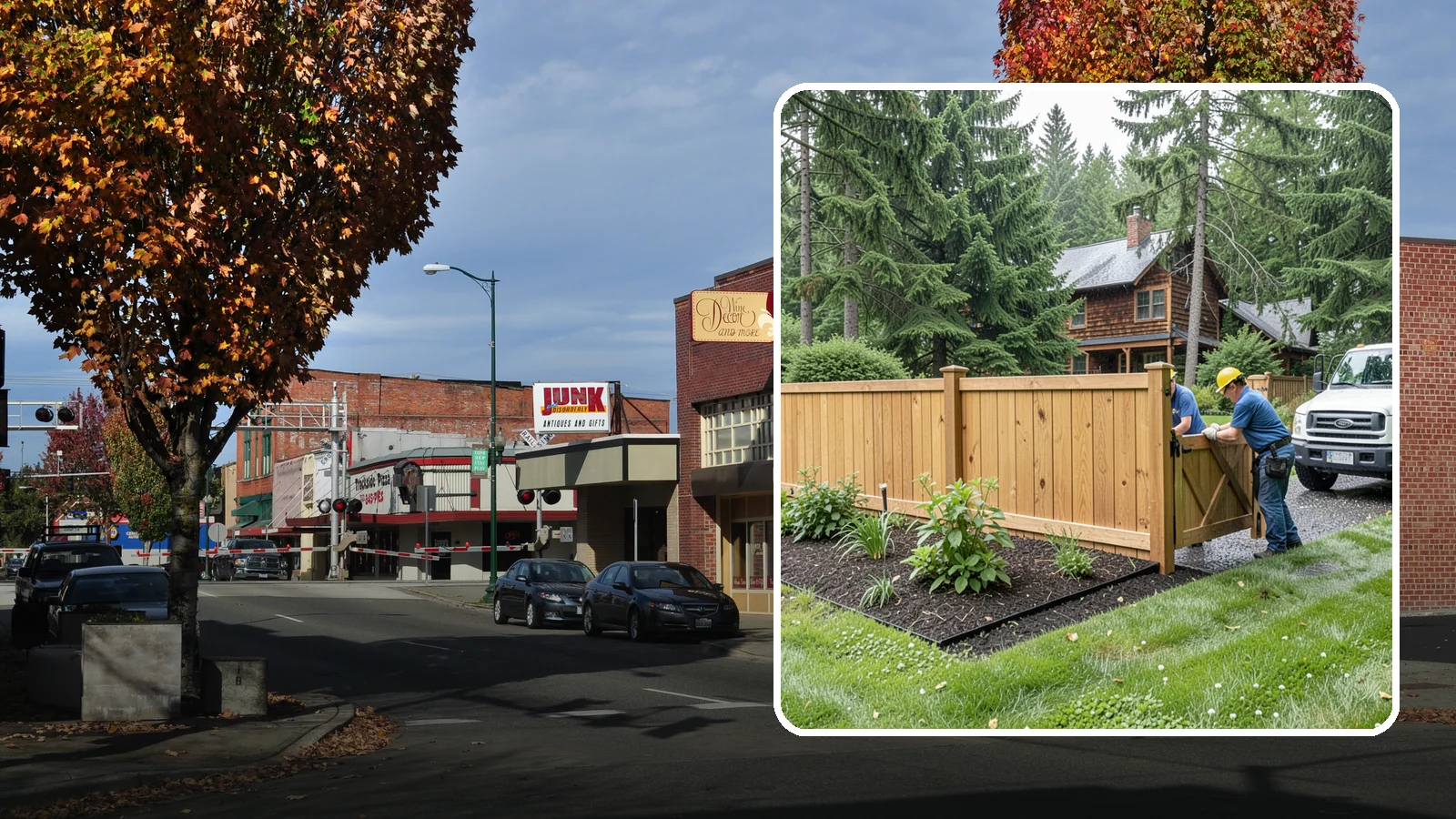 Fence Replacement in Puyallup, Pierce County, WA - We replace failing, rotted, or storm-damaged fences across the Puget Sound region with sturdier materials built for wet Northwest...