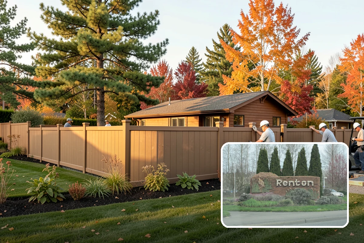Fence Replacement in Renton, King County, WA - Removes safety and privacy gaps left by a deteriorating fence