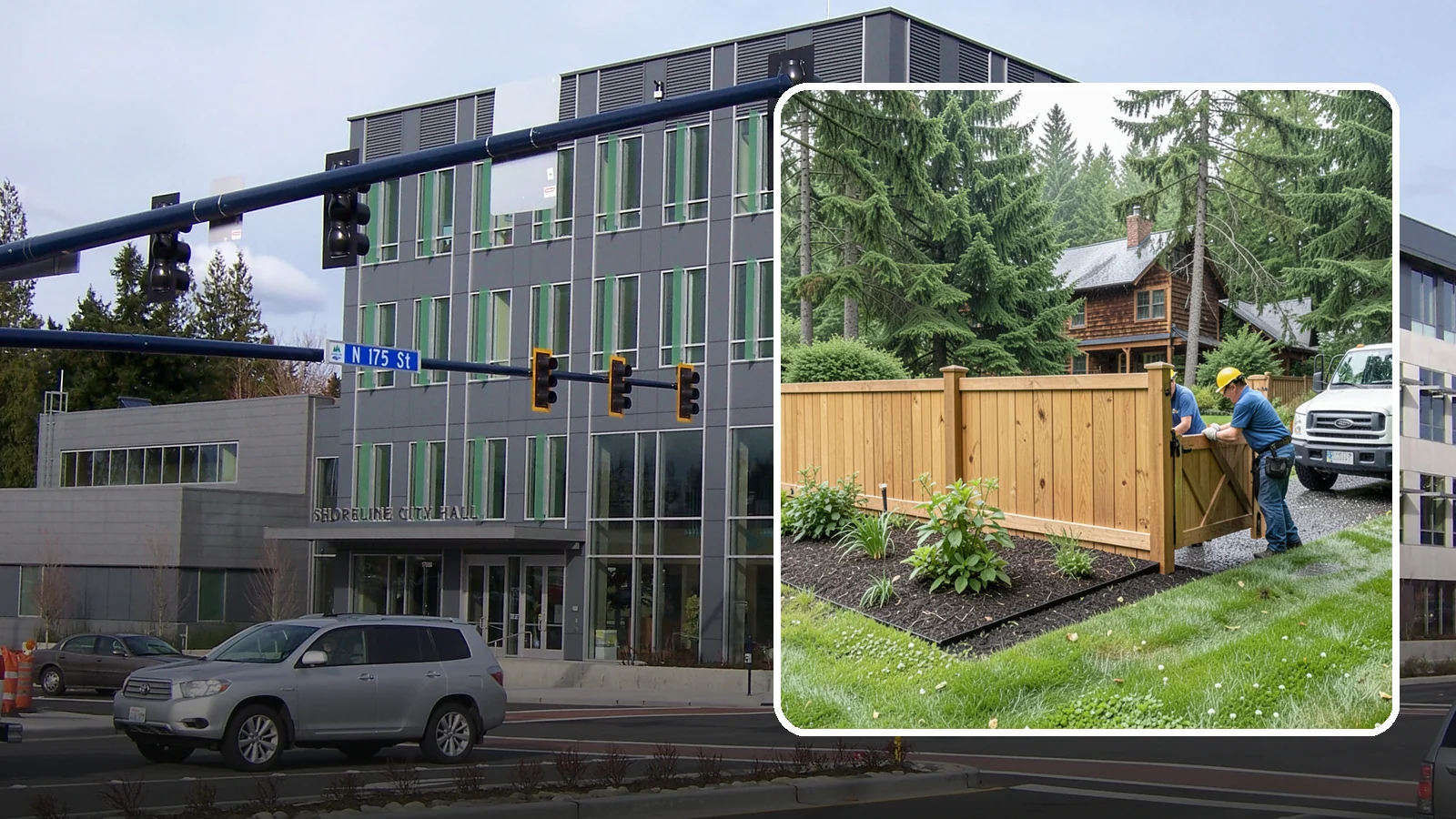 Fence Replacement in Shoreline, King County, WA - We replace failing, rotted, or storm-damaged fences across the Puget Sound region with sturdier materials built for wet Northwest...